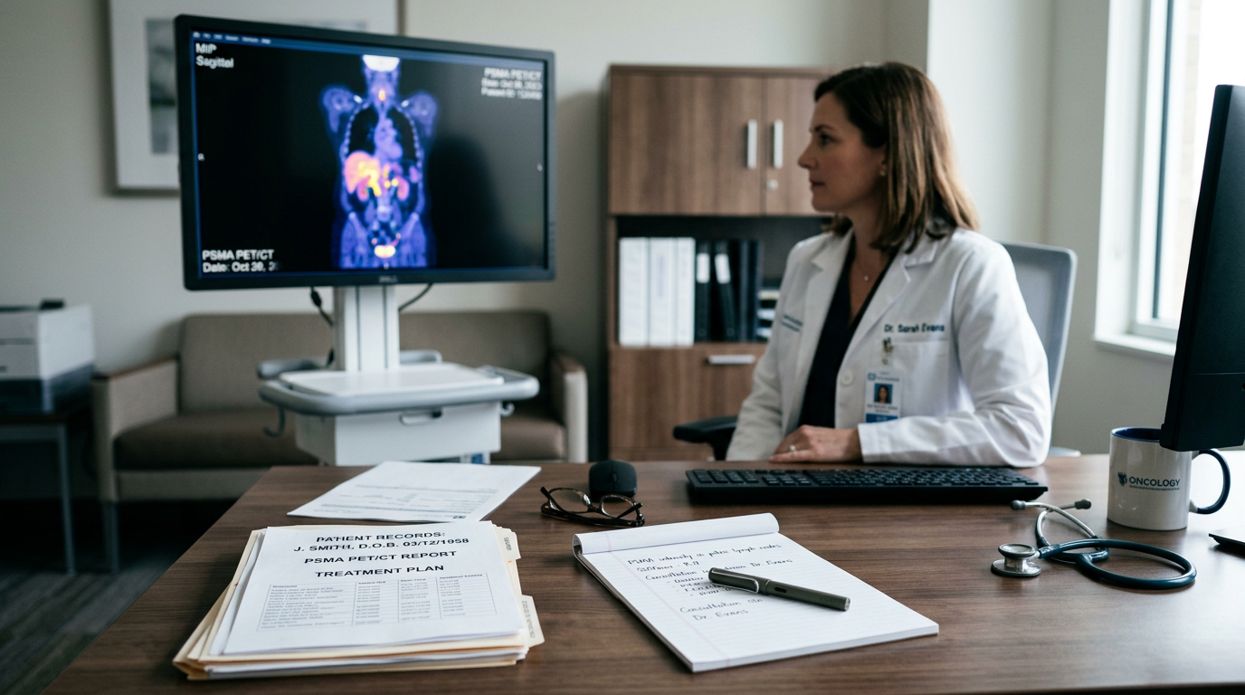 Tanı için gelişmiş PET görüntüleme kullanılan klinik araştırma ortamı.