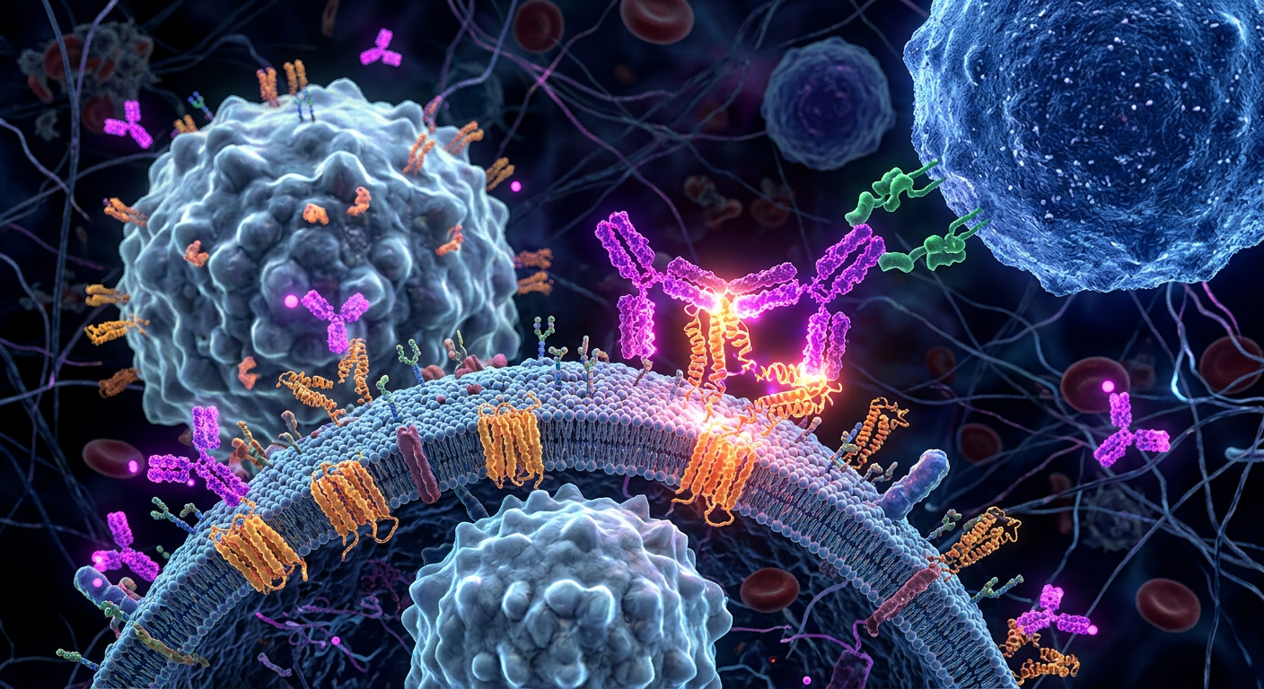 Miyelom hücrelerine saldıran CD38 hedefli tedavinin moleküler görselleştirmesi.