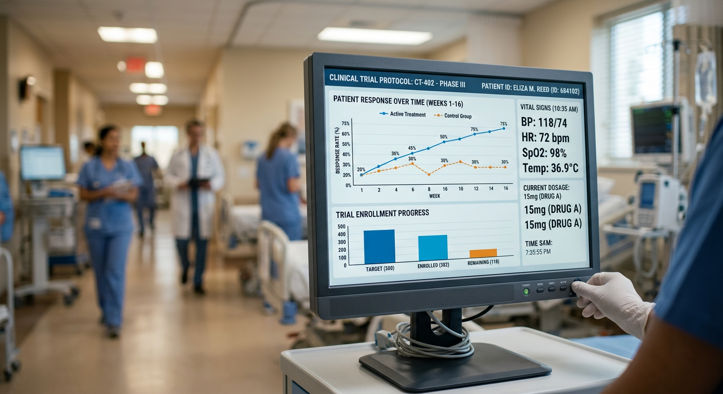 STAR-101 faz 1 çalışması sırasında hasta verilerinin klinik takibi.