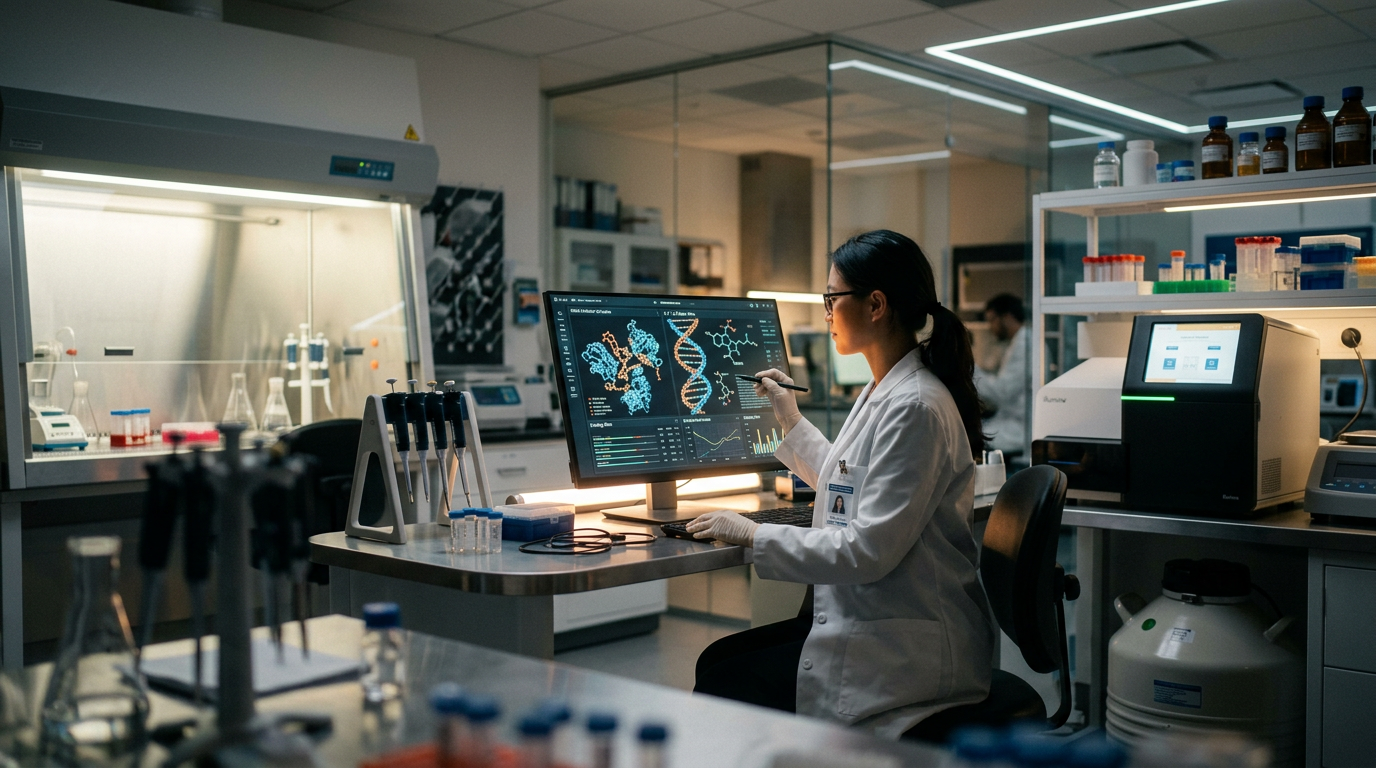 İleri düzey tanı ve tedavi teknolojilerinin kullanıldığı modern klinik araştırma ortamı.