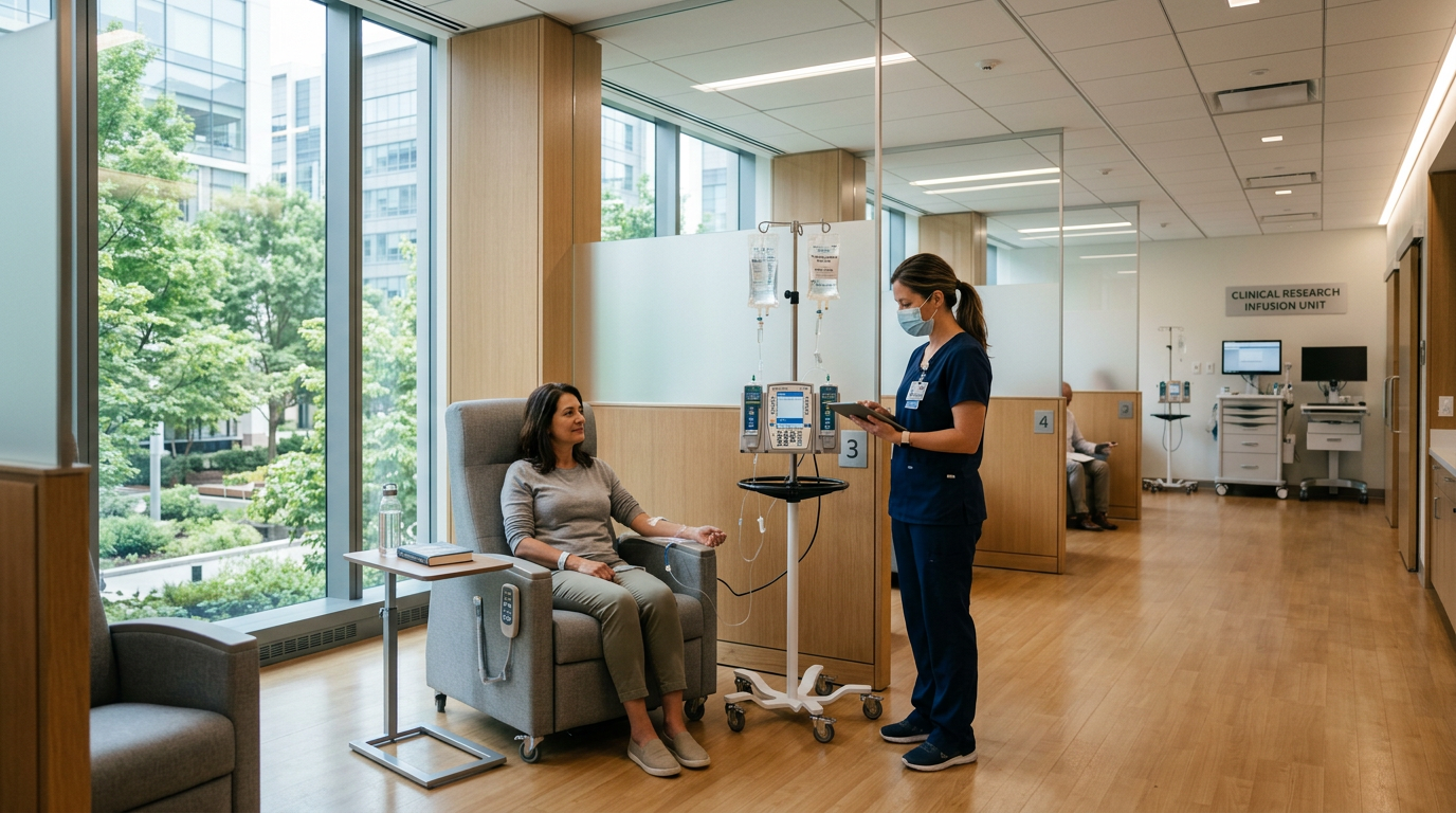 Deri altı immünoterapi rejimlerinin uygulanması için donatılmış klinik araştırma süiti.