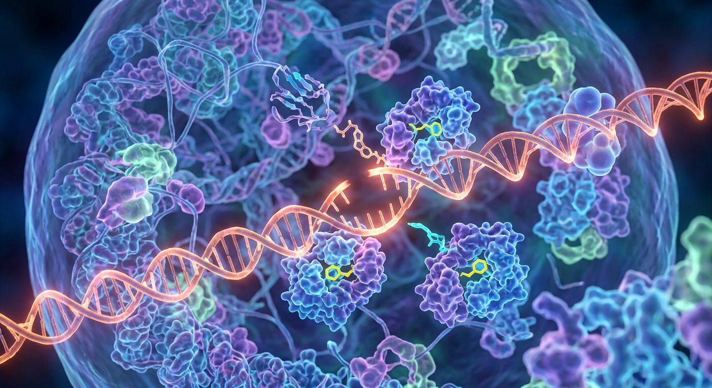 PARP inhibitörleri, DNA onarım eksikliği olan kanser hücrelerinde sentetik öldürücülüğü tetikler.