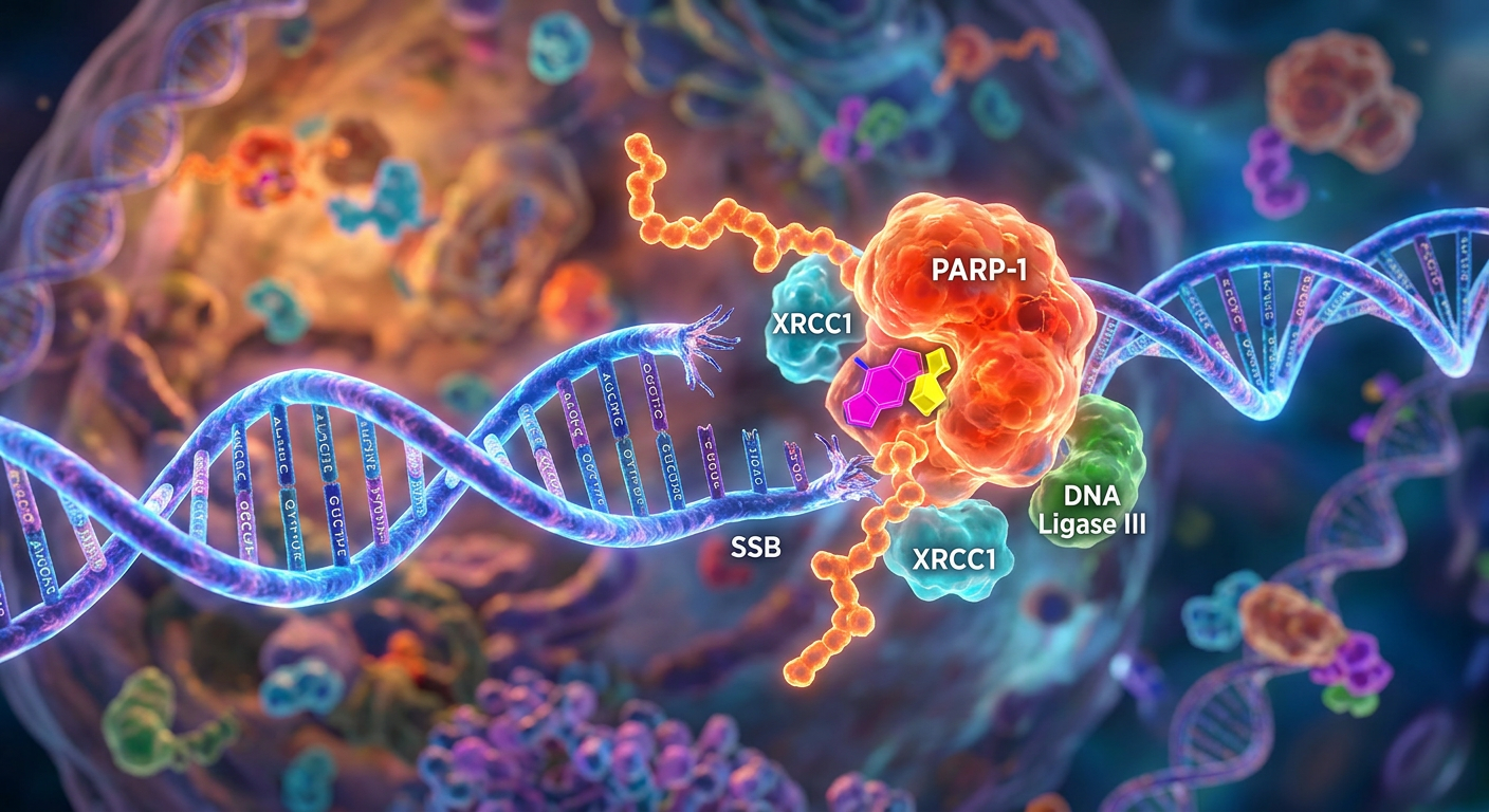 DNA onarım yollarında sentetik letalite mekanizması.