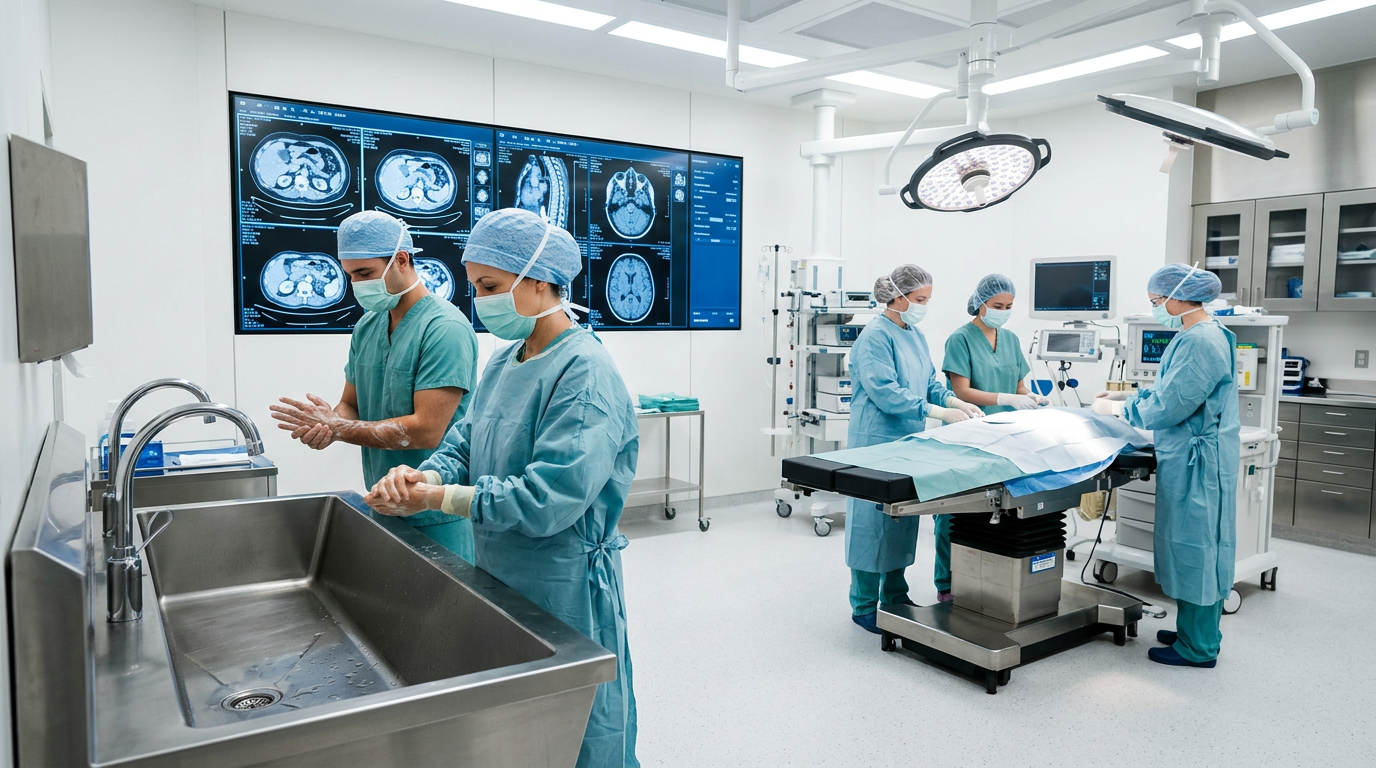 Tedavi planlarının geliştirildiği modern klinik ortam.