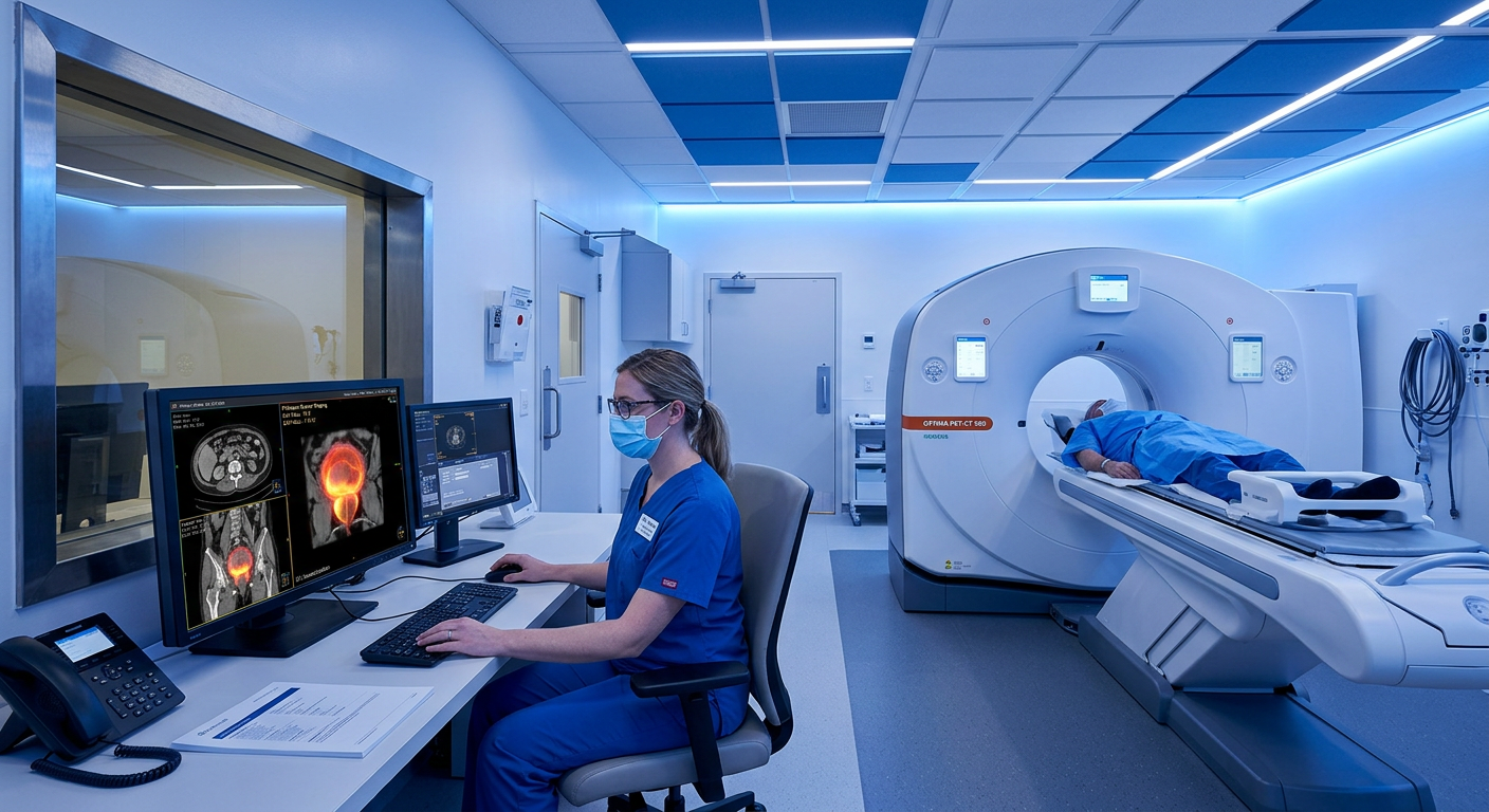 mCRPC hastalarında PSMA-PET doğrulaması için kullanılan klinik görüntüleme ünitesi.