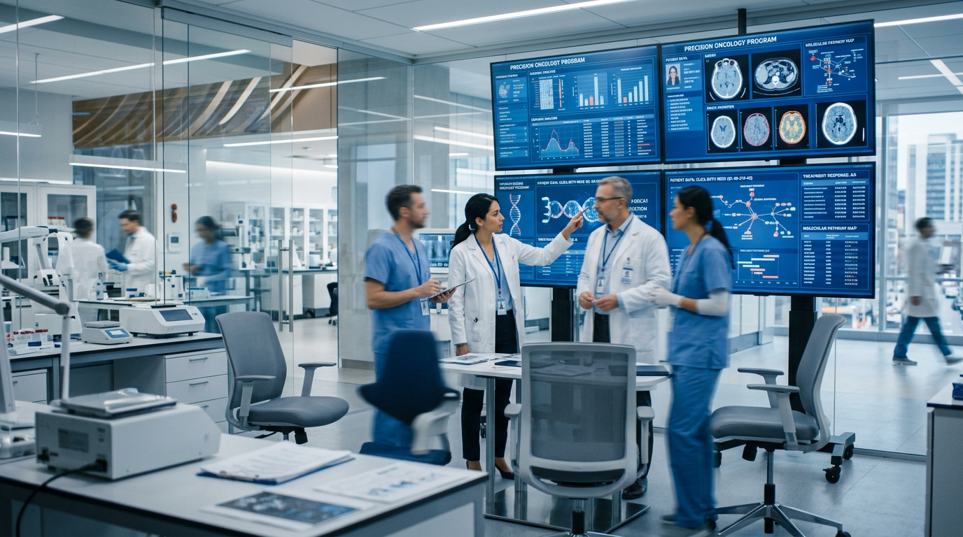 Klinik araştırma ekipleri, tedavi protokollerini iyileştirmek için verileri analiz ediyor.