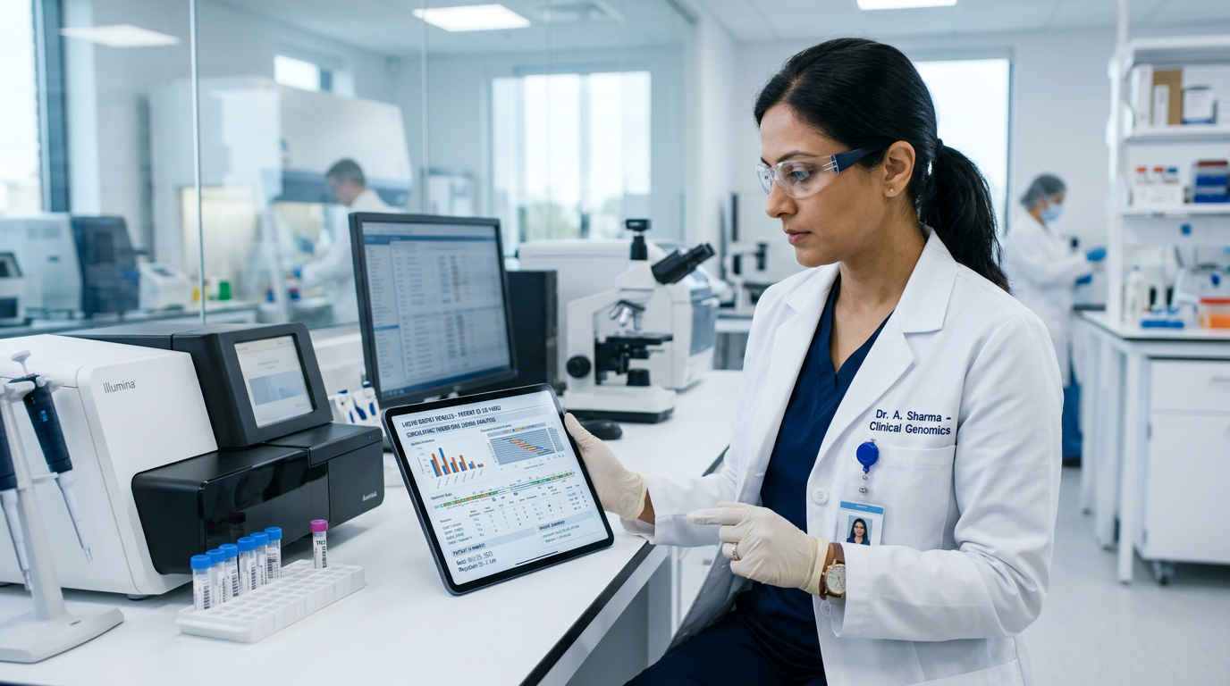 Veri odaklı tedavi takibine odaklanan klinik araştırma ortamı.