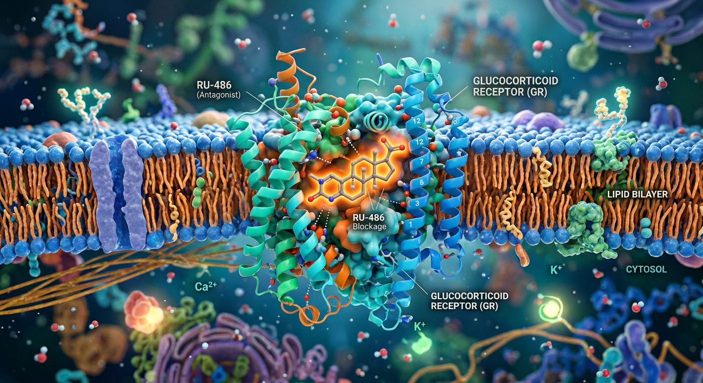 Glukokortikoid reseptör inhibisyon sürecinin moleküler görselleştirmesi.