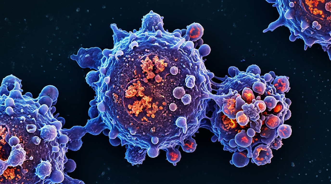 İleri sistemik tedaviye yanıt olarak hücresel apoptoz süreci.
